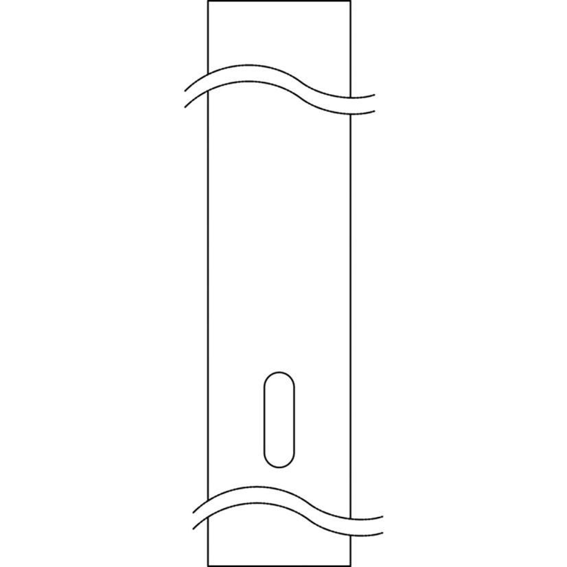 Kichler 9506OZ Utilitarian Outdoor Light Post, 84 in H x 3 in W, Aluminum